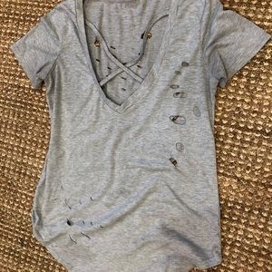 Destroyed VNeck Top